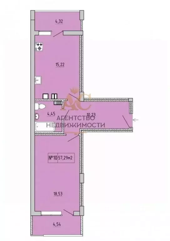 1-к кв. Крым, Феодосия ул. Грина, 43 (57.2 м) - Фото 1