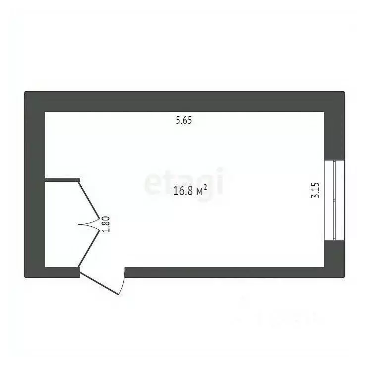 Комната Орловская область, Орел пер. Циолковского, 4 (18.0 м) - Фото 1