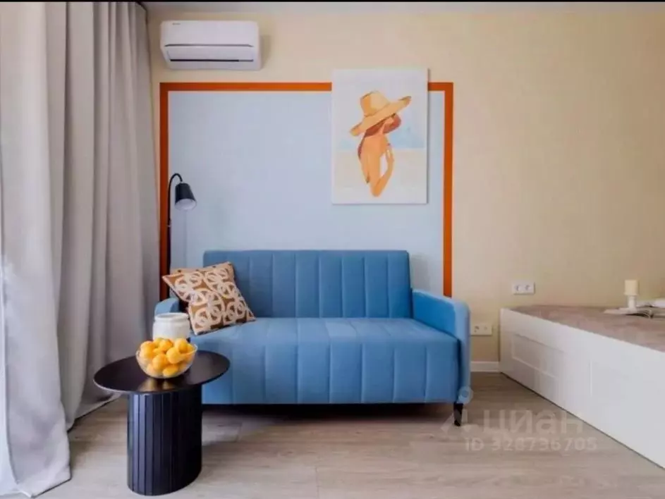 Студия Краснодарский край, Сочи Бытха мкр, ул. Ясногорская, 16/2к8 ... - Фото 2