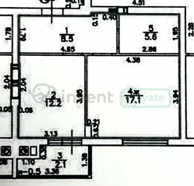 1-к кв. Калининградская область, Калининград ул. Виктора Денисова, ... - Фото 2