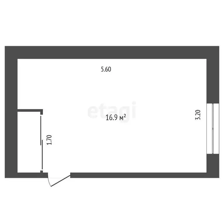 1к в -комнатной квартире (17.8 м) - Фото 0