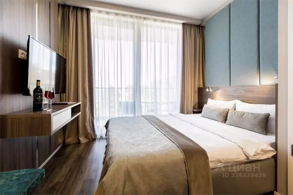 Студия Краснодарский край, Сочи Лучезарная ул., 1А (25.0 м) - Фото 2