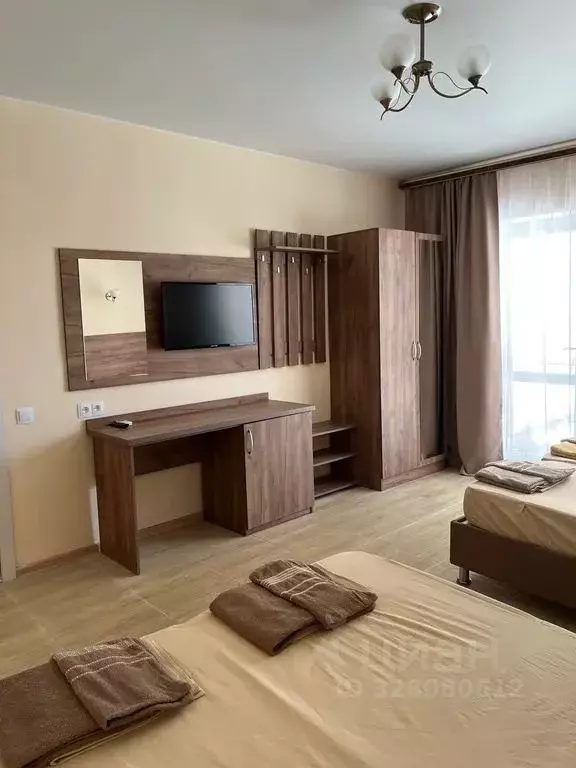 Комната Крым, Феодосия муниципальный округ, с. Береговое пер. ... - Фото 1