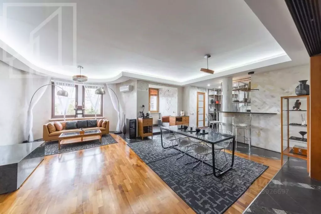 3-к кв. Москва 1-й Зачатьевский пер., 6 (150.0 м) - Фото 1