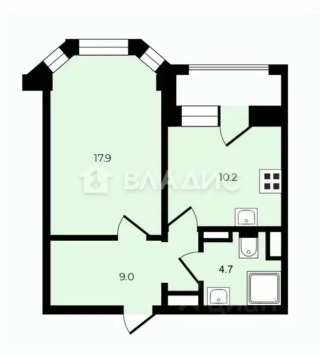 1-к кв. Московская область, Щелково Центральная ул., 96к2 (43.5 м) - Фото 2