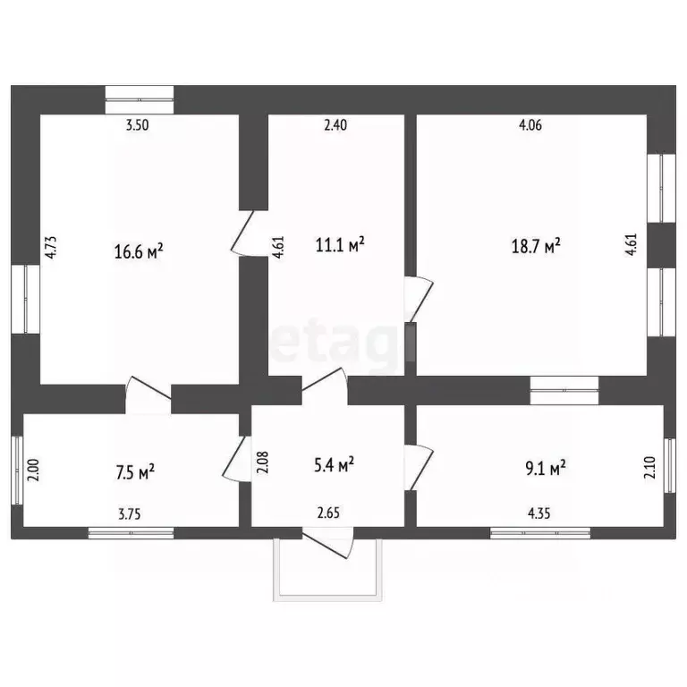 Дом в Крым, Сакский район, Ореховское с/пос, с. Михайловка ул. Степная ... - Фото 2