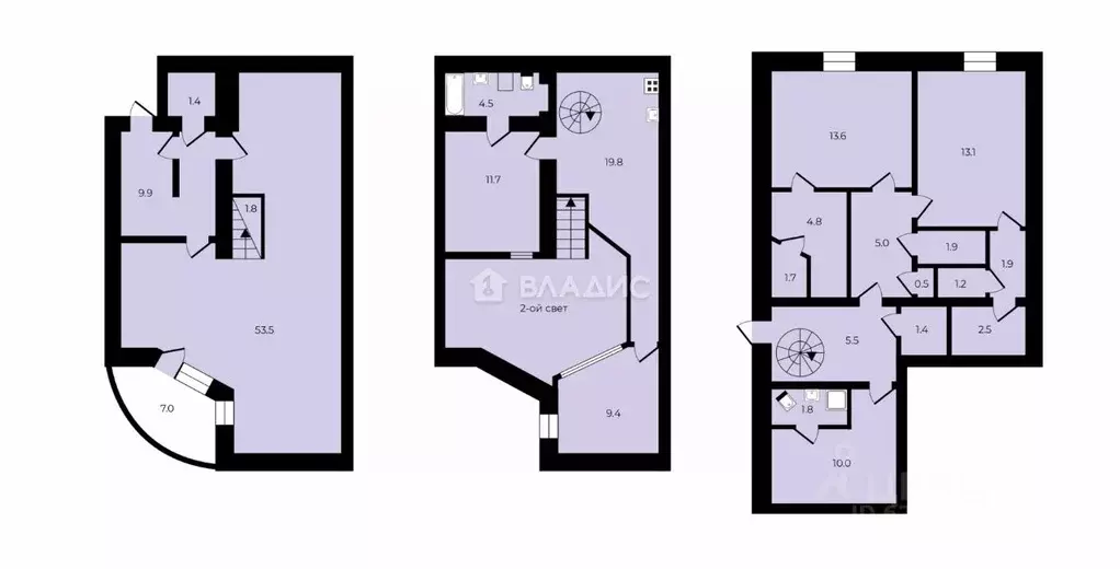 5-к кв. Санкт-Петербург Капитанская ул., 5 (176.9 м) - Фото 2