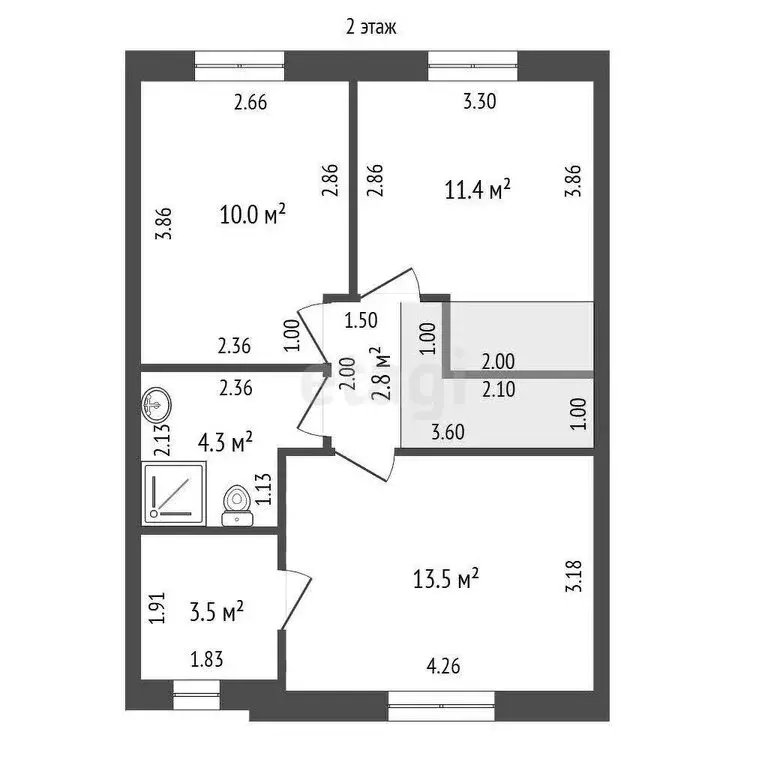 Дом в Ленинаван, улица Штрауса (91.2 м) - Фото 2