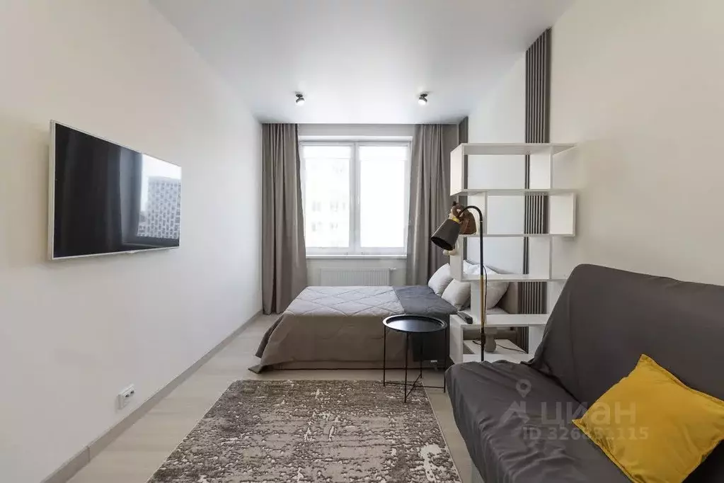 1-к кв. Тюменская область, Тюмень ул. Ветеранов Труда, 9Ак3 (33.4 м) - Фото 1