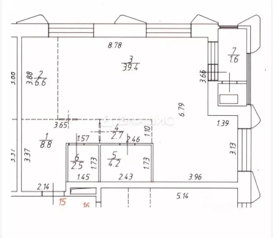 2-комнатная квартира: Москва, проспект Лихачёва, 18к1 (64.2 м) - Фото 1