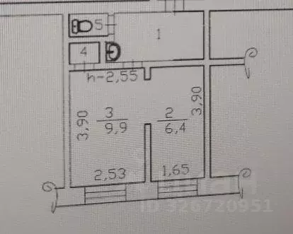 1-к кв. Иркутская область, Братск ул. Кирова, 10А (21.6 м) - Фото 2