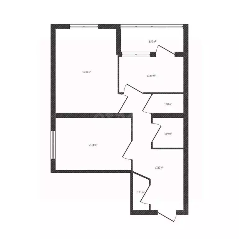 2-к кв. Брянская область, Брянск Бежицкая ул., 1к4 (80.1 м) - Фото 0