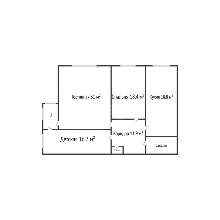 3-комнатная квартира: Махачкала, улица Гагарина, 68Ж (110 м) - Фото 1