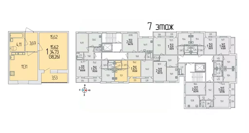 1-к кв. Белгородская область, Белгородский район, Разумное рп ул. ... - Фото 1