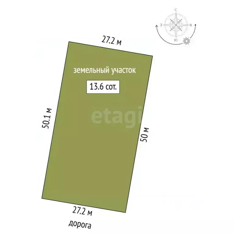 Участок в Ростовская область, Аксайский район, Старочеркасская ст-ца ... - Фото 2