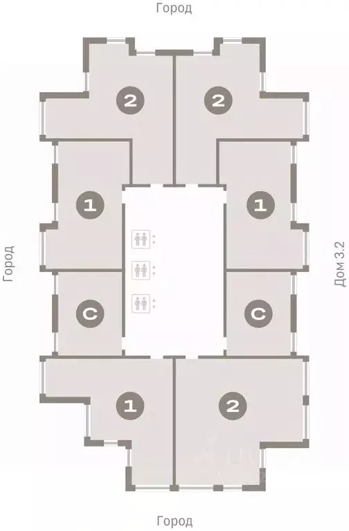 1-к кв. Тюменская область, Тюмень  (55.78 м) - Фото 1