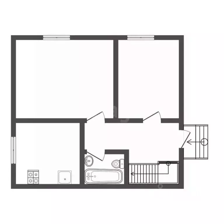 Дом в Тульская область, Алексин городской округ, с. Богучарово 9А (80 ... - Фото 2