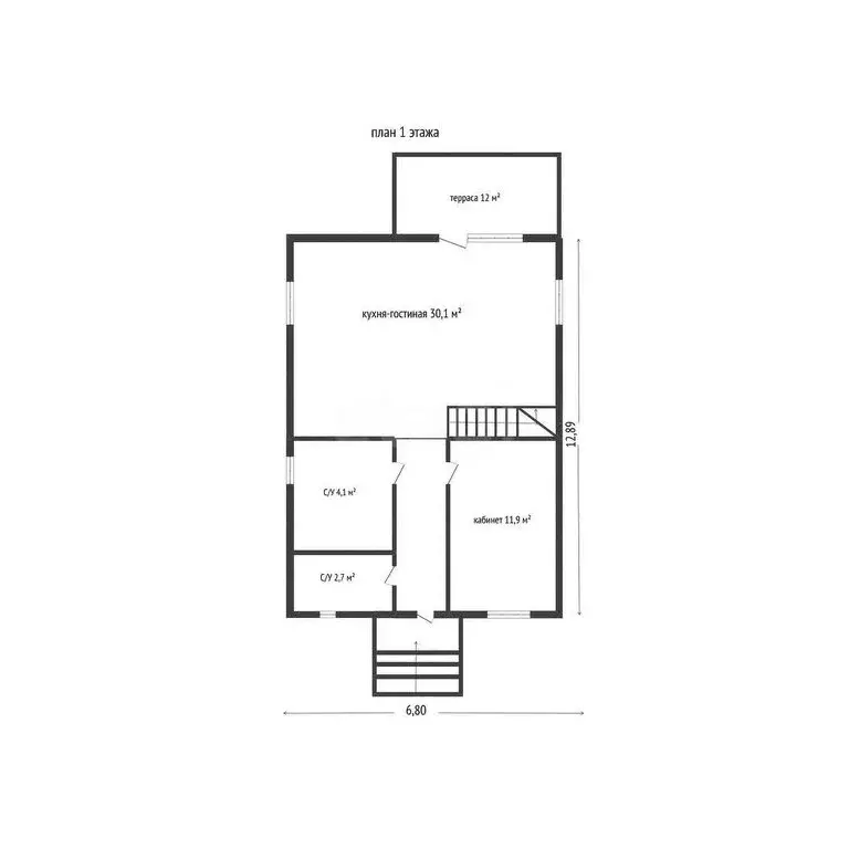Дом в Индустриальный, Зеленодольская улица (123 м) - Фото 0