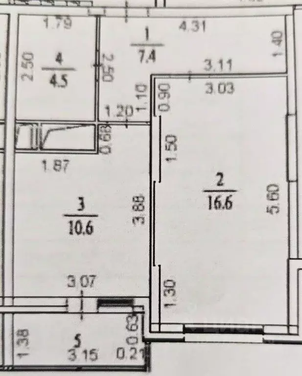 1-к кв. Московская область, Одинцово ул. Сколковская, 1Г (39.1 м) - Фото 2