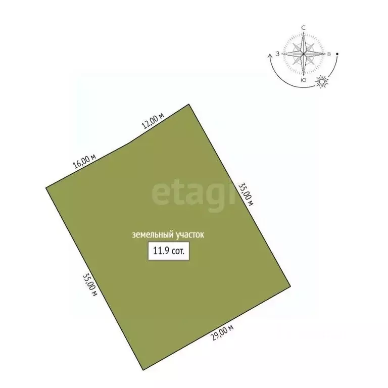 Участок в Амурская область, Благовещенск  (11.9 сот.) - Фото 2