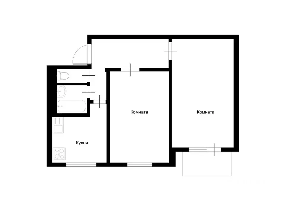2-к кв. Москва Енисейская ул., 29 (45.0 м) - Фото 2