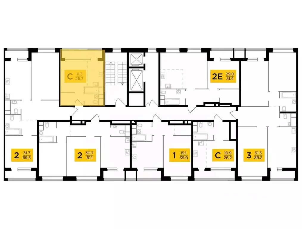 1-к кв. Москва Филатов Луг жилой комплекс, к6 (26.7 м) - Фото 0