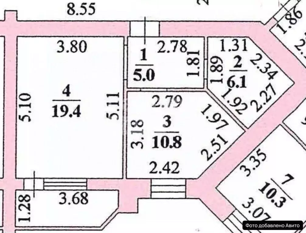 1-к кв. Липецкая область, Липецк Политехническая ул., 15 (41.3 м) - Фото 2