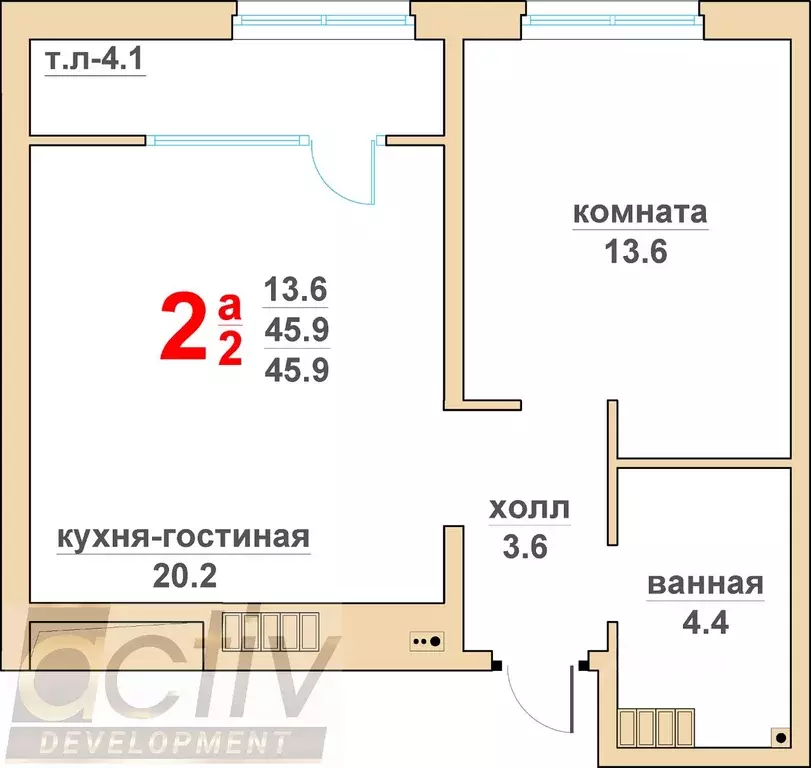 1-к кв. Свердловская область, Верхняя Пышма Гранд Успенский жилой ... - Фото 1
