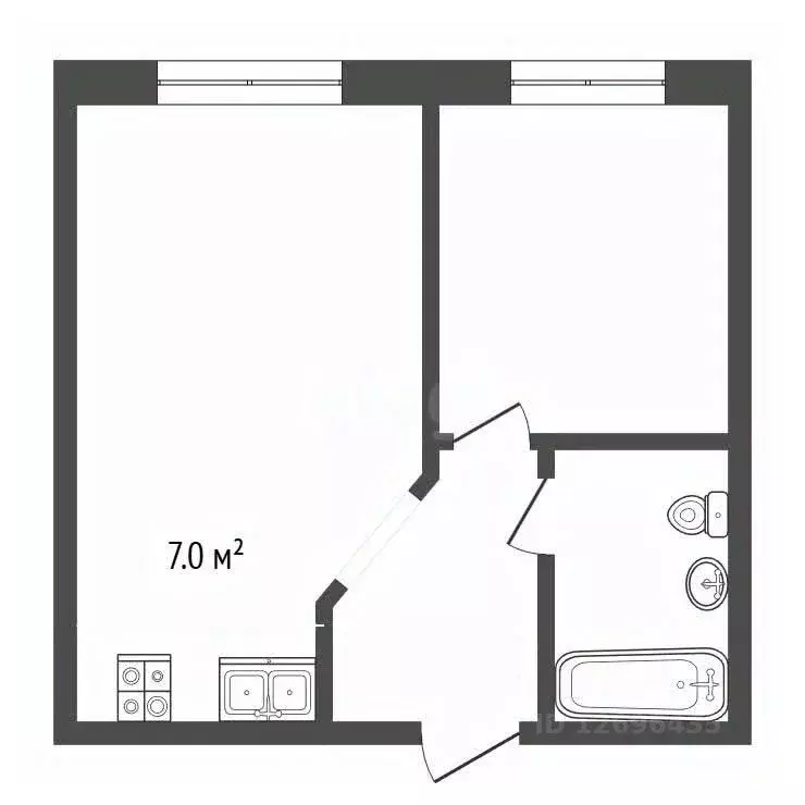 1-к кв. Москва Варшавское ш., 141Ак1 (38.5 м) - Фото 2