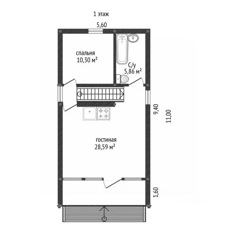Дом в Башкортостан, Иглинский район, Акбердинский сельсовет, Гея СНТ ... - Фото 1