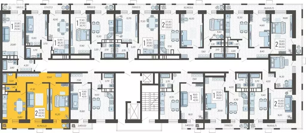 2-комнатная квартира: Краснодар, микрорайон 9-й километр, жилой ... - Фото 1