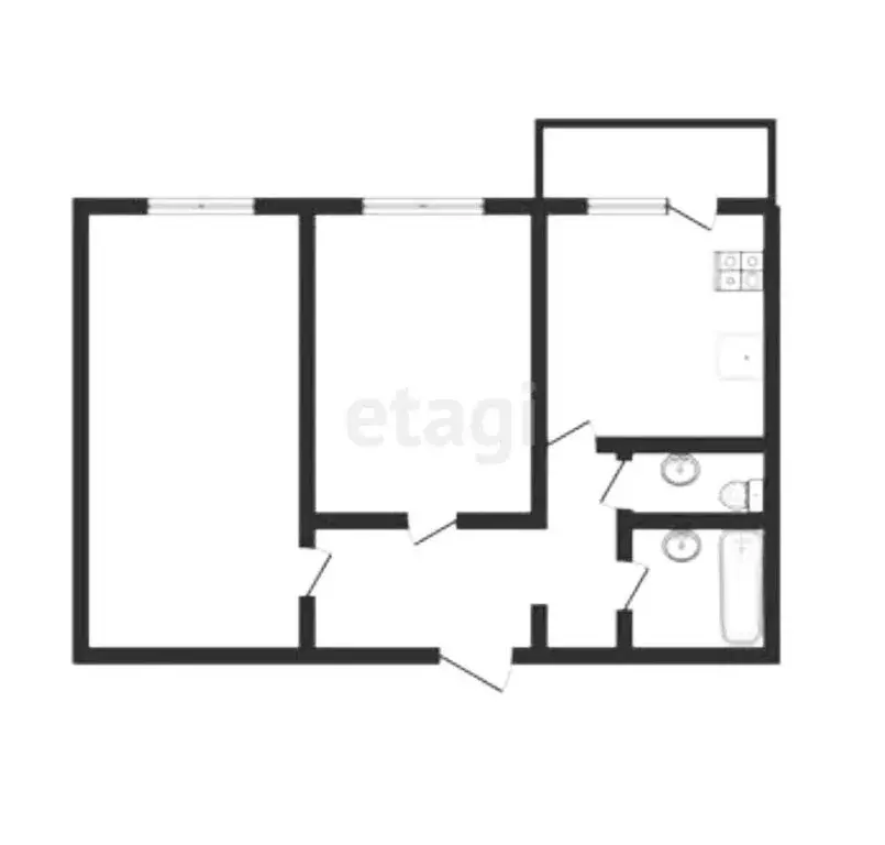 2-комнатная квартира: Воронеж, улица 45-й Стрелковой Дивизии, 247Г ... - Фото 0