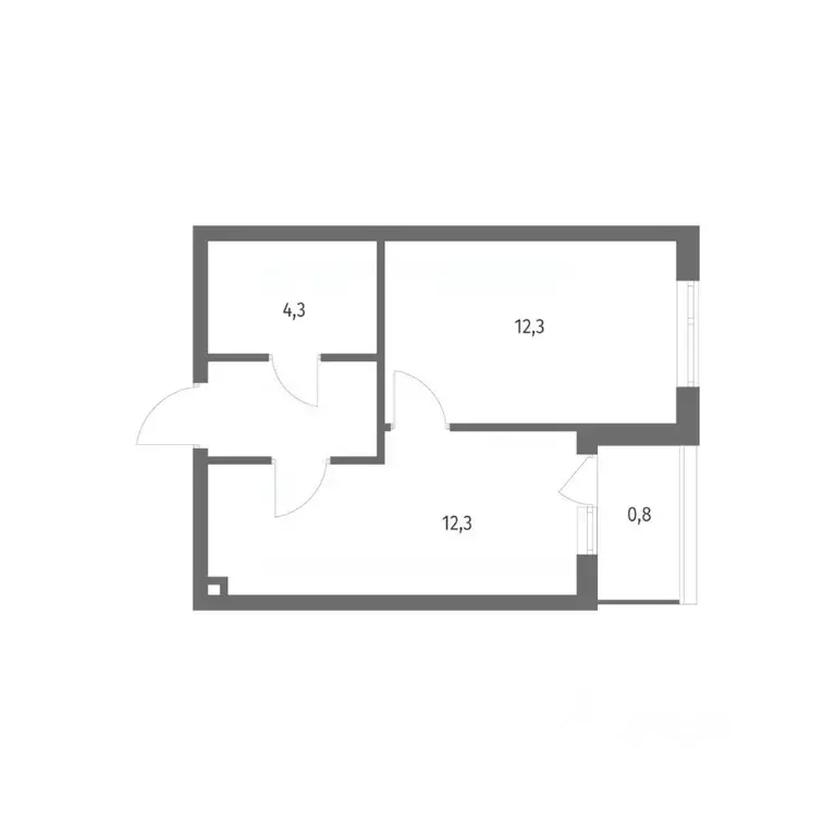 1-к кв. Калининградская область, Калининград пос. Лермонтовский, ул. ... - Фото 1