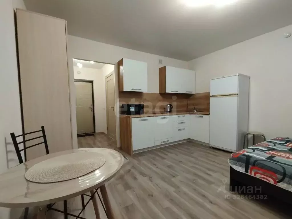 Студия Тюменская область, Тюмень ул. Червишевский Тракт, 47к3 (26.4 м) - Фото 1