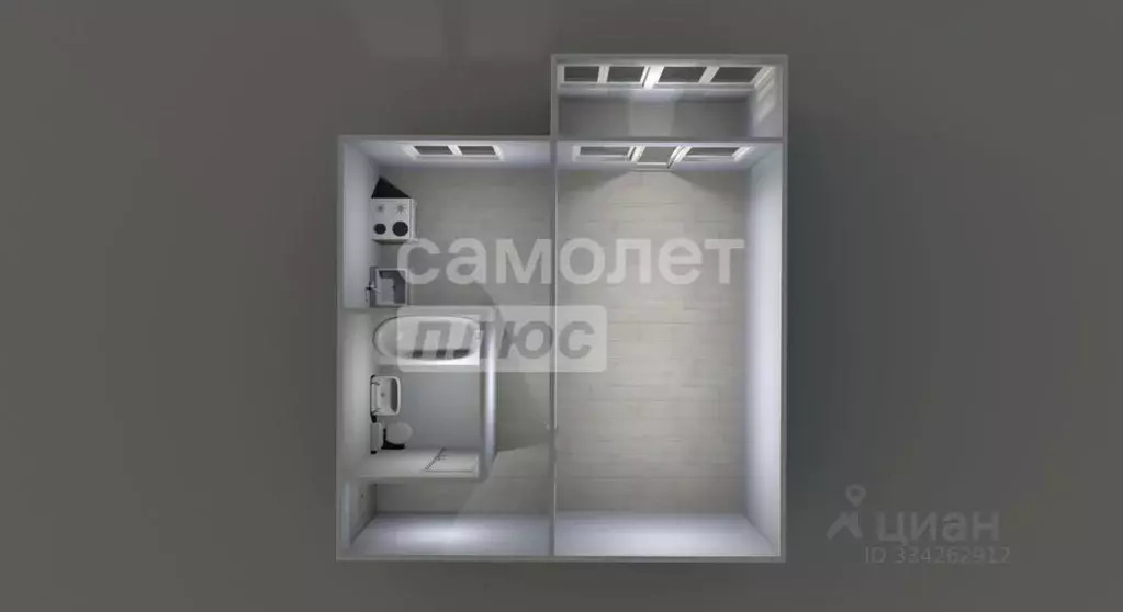 1-к кв. Московская область, Подольск ул. Кирова, 59 (35.0 м) - Фото 2