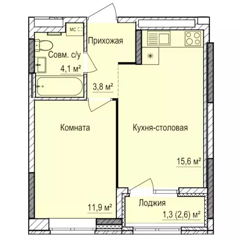 1-к кв. Удмуртия, Ижевск Буммаш жилрайон, Покровский жилой комплекс ... - Фото 1