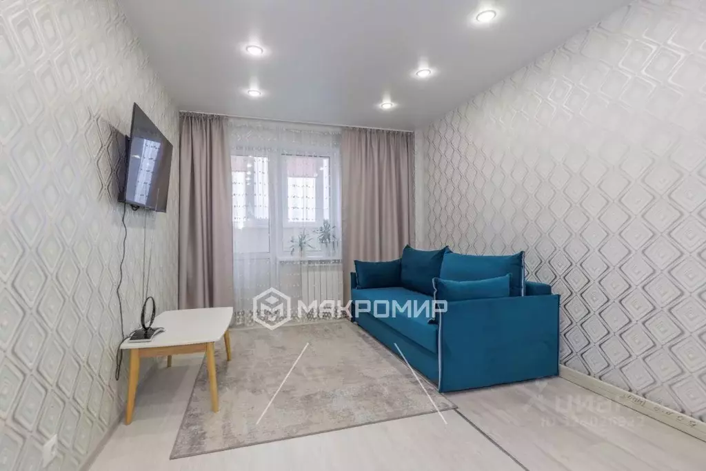 1-к кв. Брянская область, Брянск ул. Чернышевского, 1/1 (35.6 м) - Фото 2