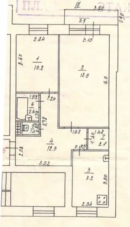 2-комнатная квартира: Брянск, улица 3-го Интернационала, 14 (56.2 м) - Фото 1