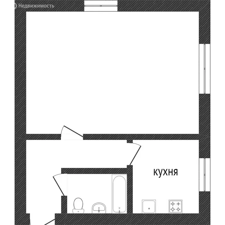 1-комнатная квартира: Златоуст, улица Островского, 1 (30 м) - Фото 0