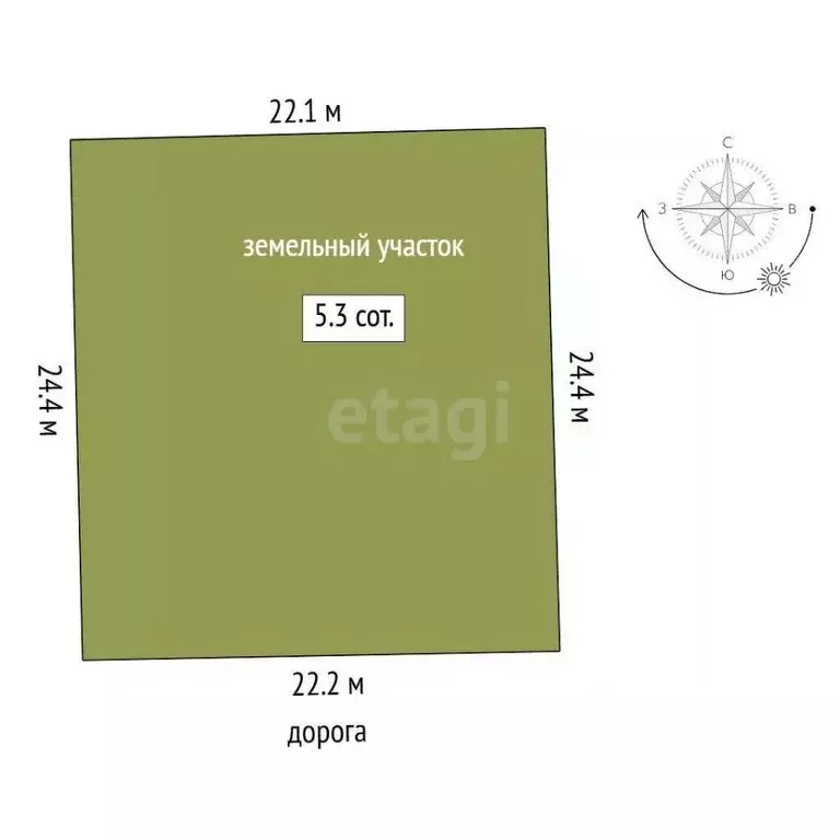 Участок в Тюменская область, Нижнетавдинский муниципальный округ, ... - Фото 1