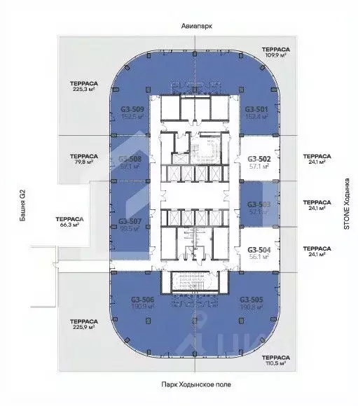 Помещение свободного назначения в Москва Ходынский бул., 20А/2 (139 м) - Фото 2