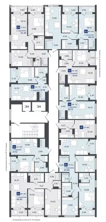 1-комнатная квартира: Тобольск, 10-й микрорайон, 43 (36.7 м) - Фото 1