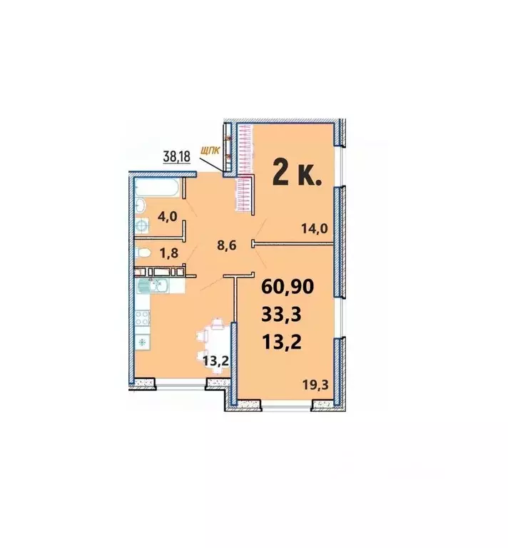 2-к кв. Краснодарский край, Туапсинский муниципальный округ, с. Агой ... - Фото 1