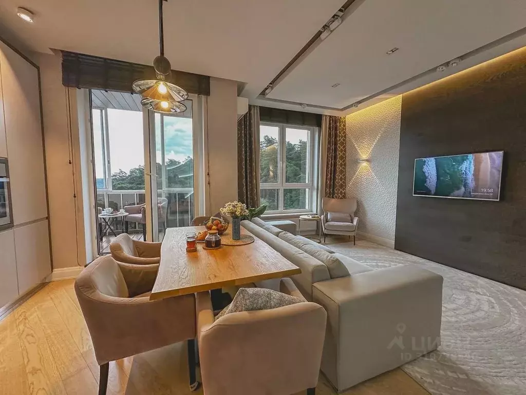 2-к кв. Калининградская область, Светлогорск Майский проезд, 3 (54.7 ... - Фото 1