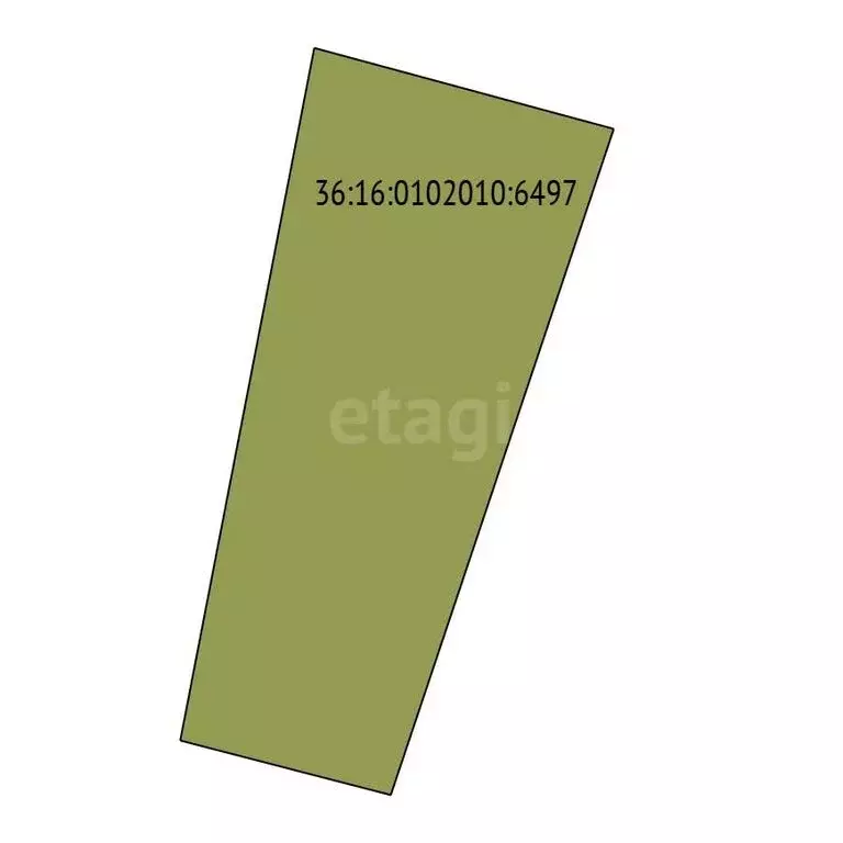 Участок в Воронежская область, село Новая Усмань (7.37 м) - Фото 1