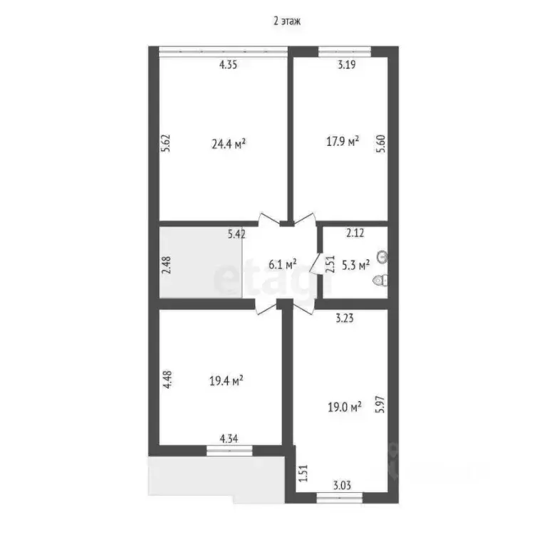 Таунхаус в Ямало-Ненецкий АО, Новый Уренгой Строителей мкр, 5/1 (192 ... - Фото 1
