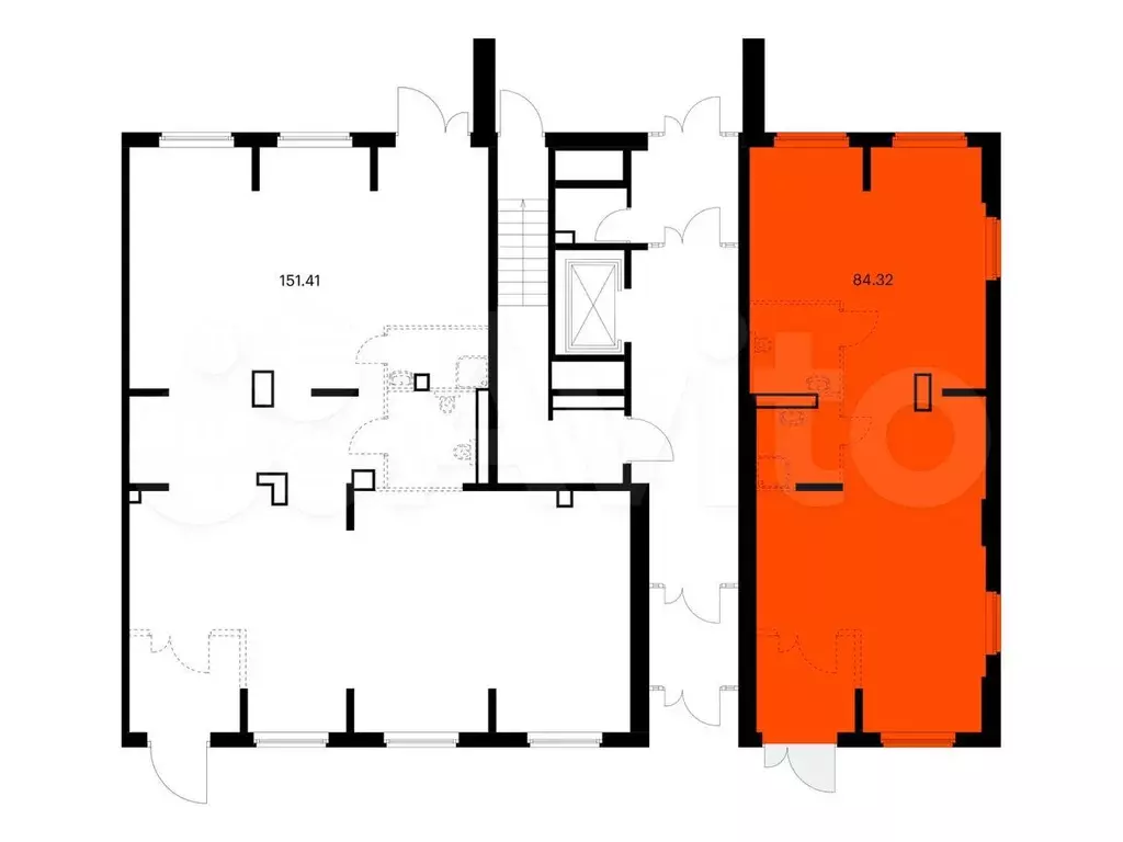 Продам помещение свободного назначения, 84.32 м - Фото 1