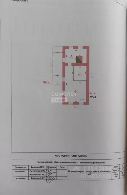 Дом в Марий Эл, Моркинский район, Октябрьское с/пос, пос. Октябрьский ... - Фото 1