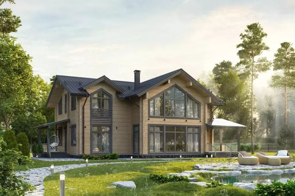 Коттедж в Ленинградская область, Всеволожский район, Куйвозовское ... - Фото 2