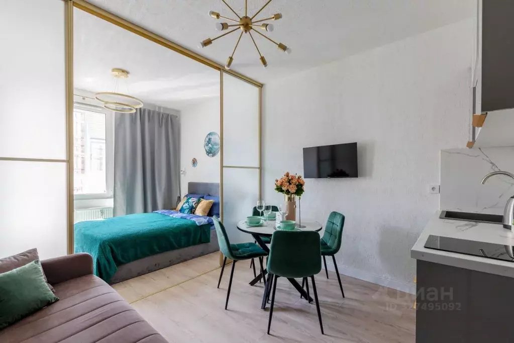 Студия Санкт-Петербург Богатырский просп., 2А (20.0 м) - Фото 1